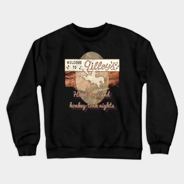 Urban Cowboy Gilleys Texas Crewneck Sweatshirt by Walters Mom